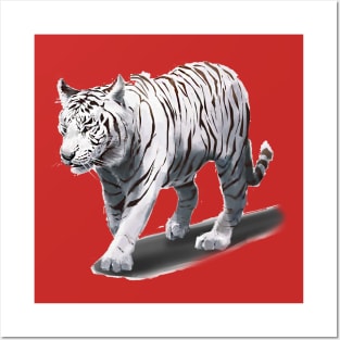 White Tiger Posters and Art